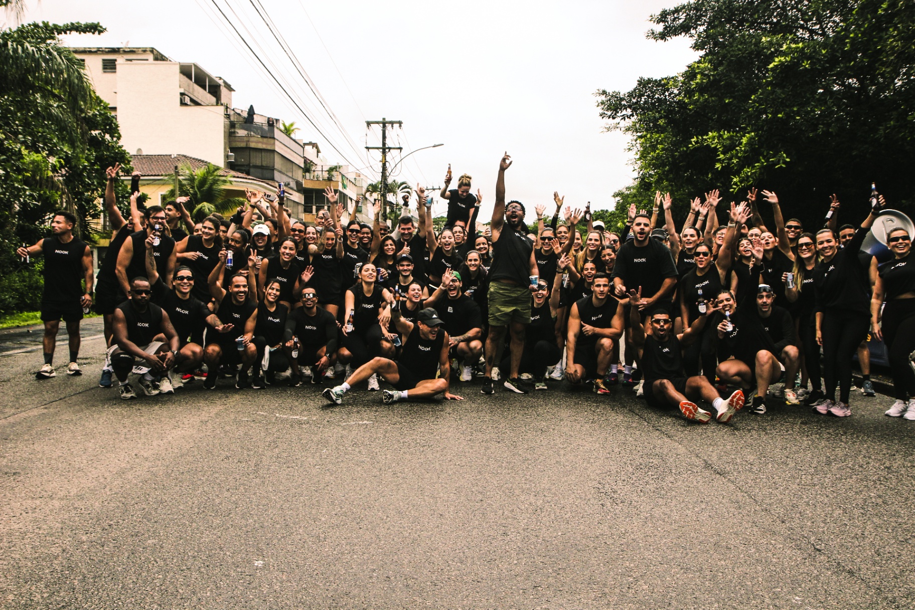 Participantes reunidos após a Nook Run #01